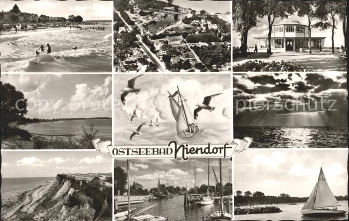 Niendorf Ostseebad Segelboot Hafen Moewe Strand