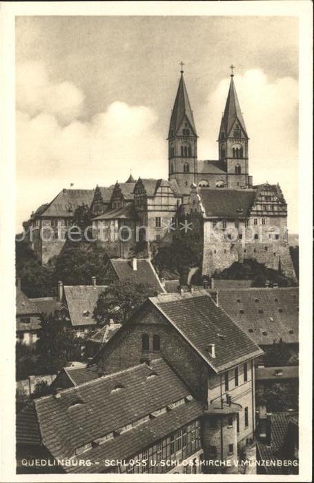 Quedlinburg Harz Schloss Schlosskirche