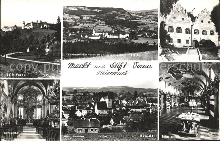 Vorau Markt Stift Stiftskirche Bibliothek