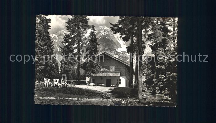 Ramsau Dachstein Steiermark Berggasthaus Kulmberg Scheichenspitze