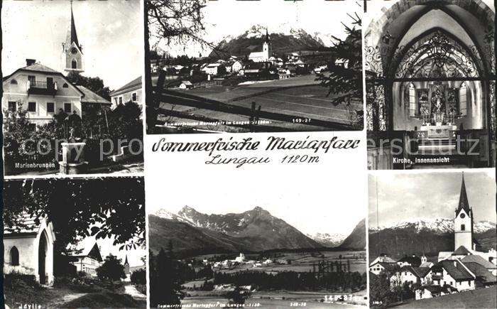 Mariapfarr Brunnen Kirche Inneres Lungen