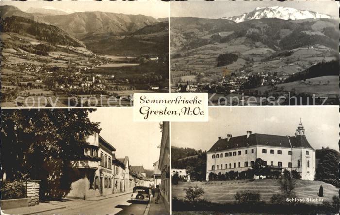 Gresten Schloss Stiebar Strassenansicht