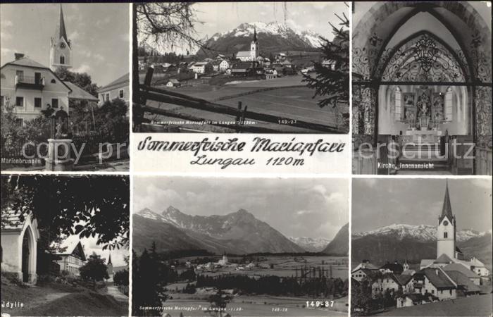 Mariapfarr Kirche Inneres Brunnen Lungen