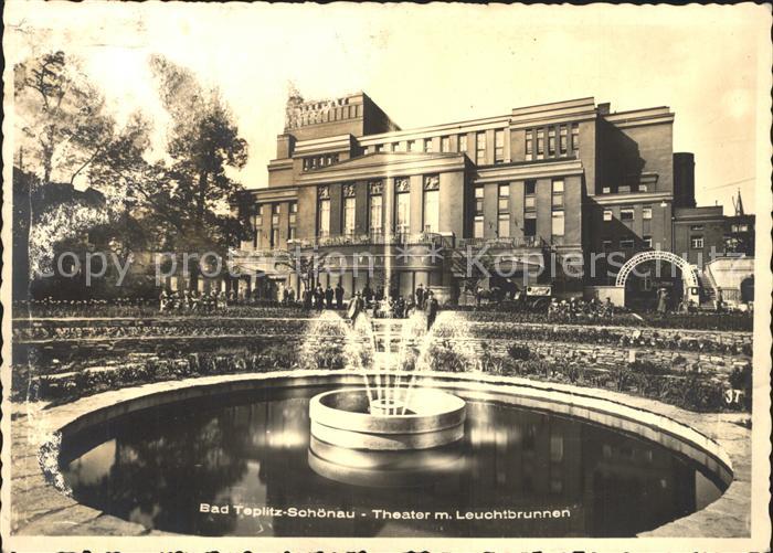 Bad Teplitz-Schoenau Theater Leuchtbrunnen