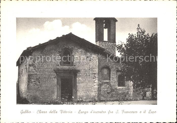 Gubbio Chiessa della Vittoria S Francesco Lupo