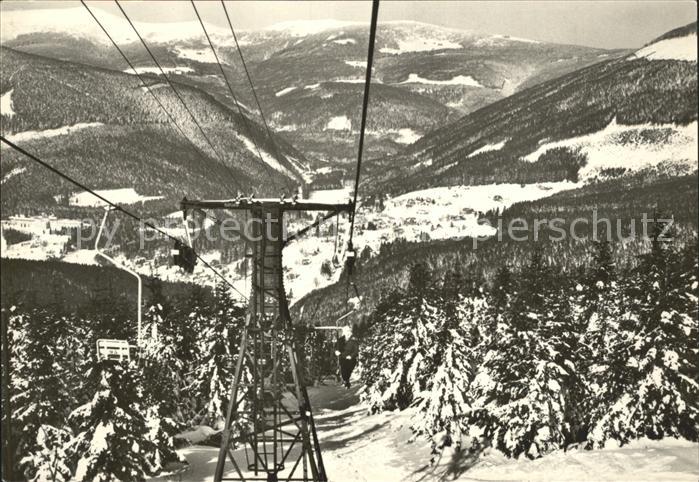 Stredni Krkonose Sesselaufzug Plateau Plan
