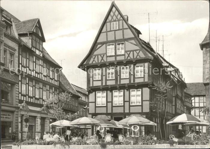 Quedlinburg Harz Boulevard Cafe Markt