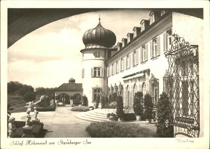 Bernried Starnberger See Schloss Hoehenried