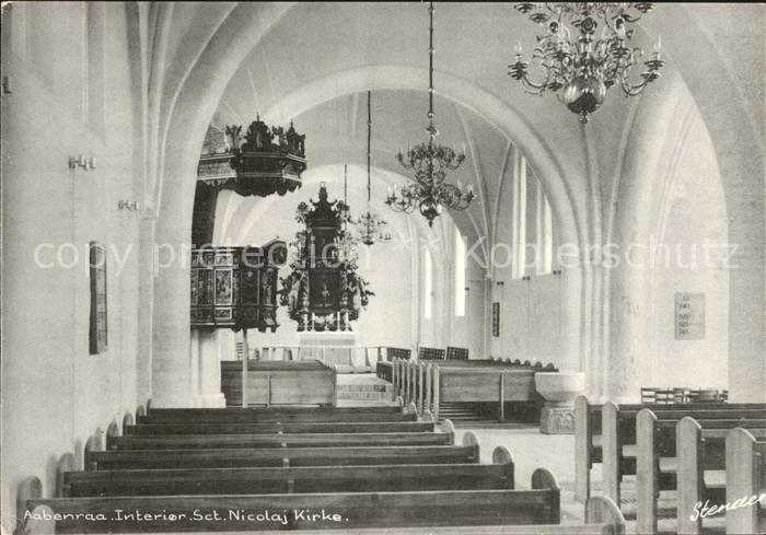 Aabenraa Apenrade Interior Sct. Nicolaj Kirche