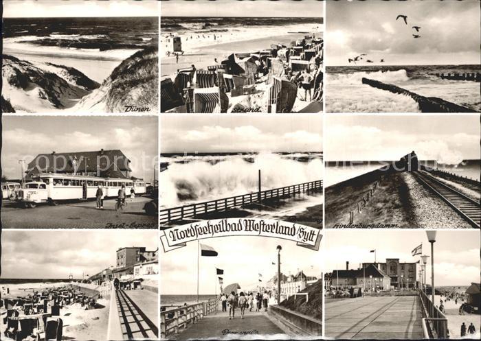 Westerland Sylt Insel-Expres Hindenburgdamm Promenade