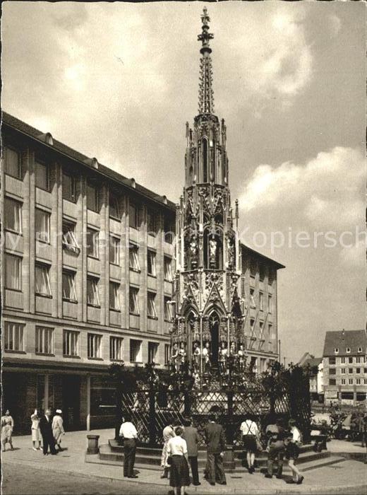 NueRNBERG  CITY Hauptmarkt Brunnen Rathaus