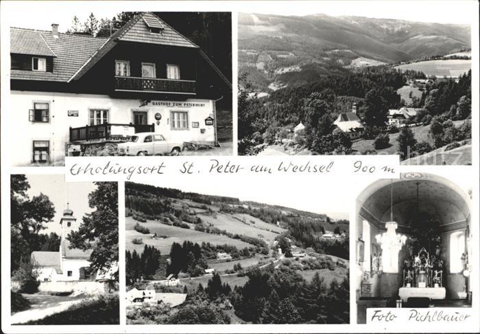 St Peter Aspang Gasthof Peterwirt Kirche Inneres