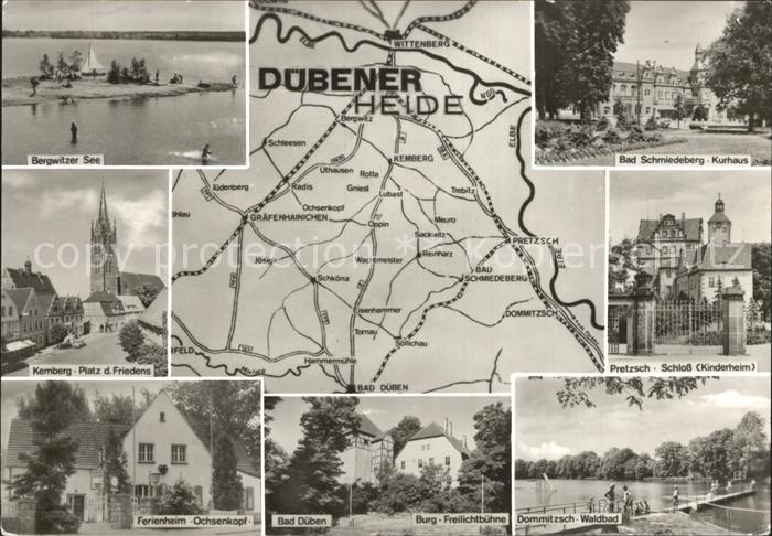 Duebener Heide Bergwitzer See Bad Schmiedeberg Kurhaus Dommitzsch Waldbad