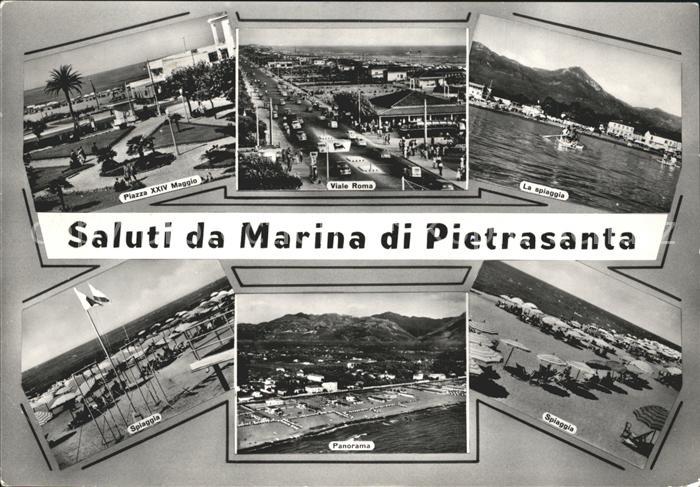 Marina di Pietrasanta Viale Roma Plazza XXIV Maggio Spiaggia