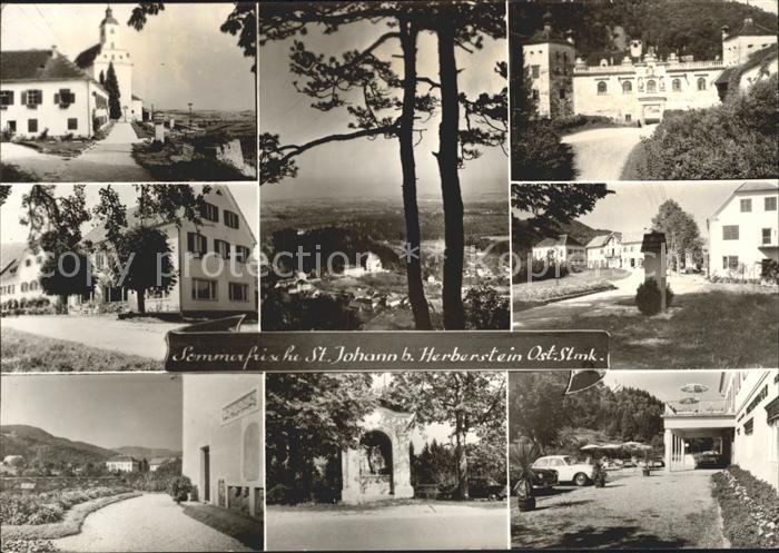 Sankt Johann Herberstein Pfarrkirche Johannes der Taeufer Schloss Herberstein In