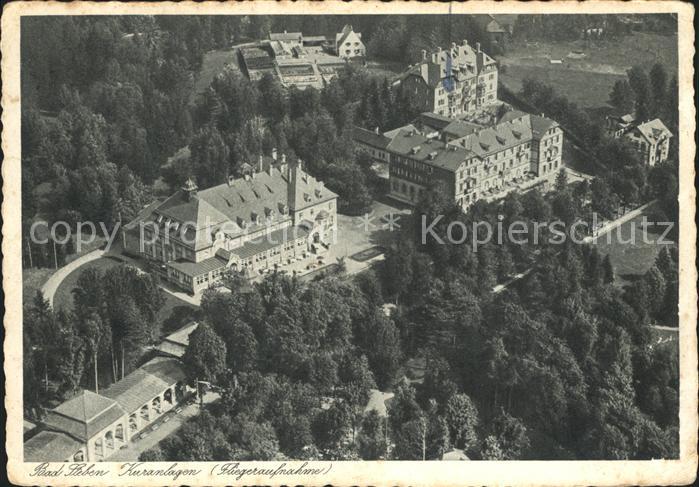 Bad Steben Kuranlagen Fliegeraufnahme