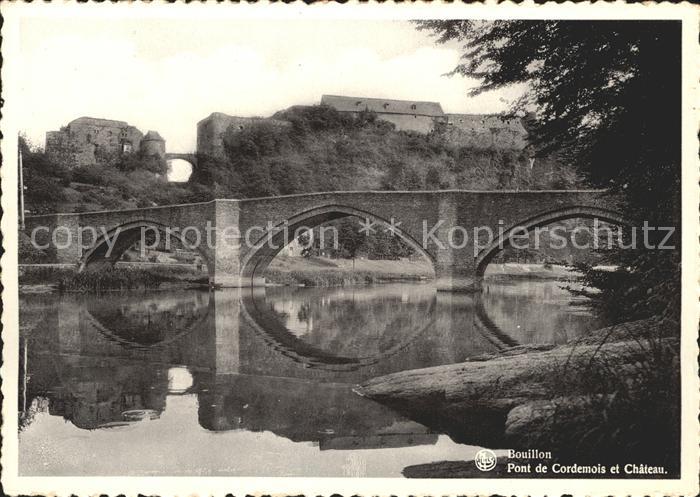Bouillon Wallonne Pont de Cordemois Chateau