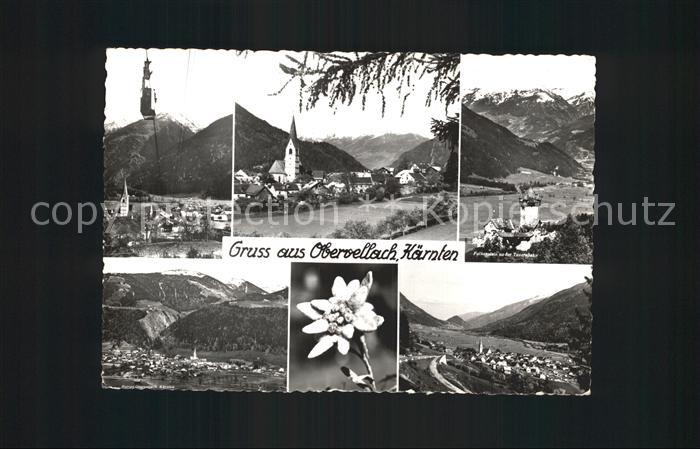 Obervellach Kaernten Luftseilbahn Kirche Blume