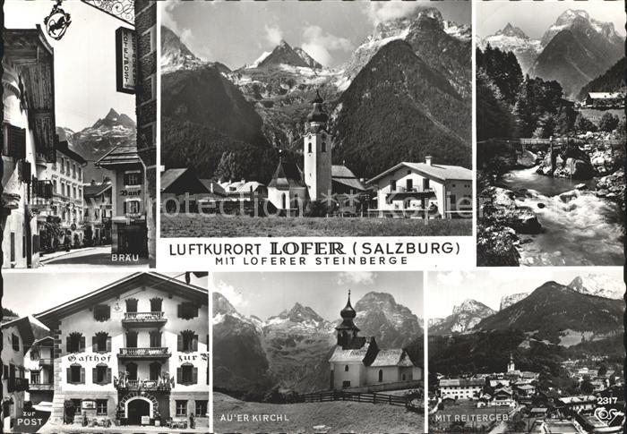 Lofer Braeu Gasthof Post Auer Kirchl Reitergebirge