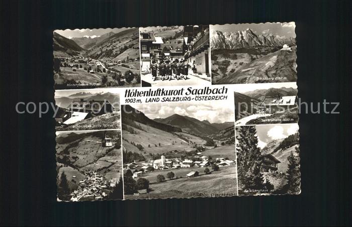 Saalbach-Hinterglemm Hinterglemm Schoenleitenhuette Spielberghaus Luftseilbahn