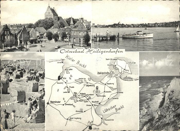 Heiligenhafen Ostseebad Faehre Anlegestelle Strand Stadtplatz