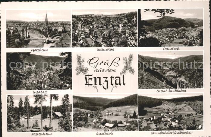 Pforzheim Neuenburg Calmbach Enztal Wildbad Kaltenbronn