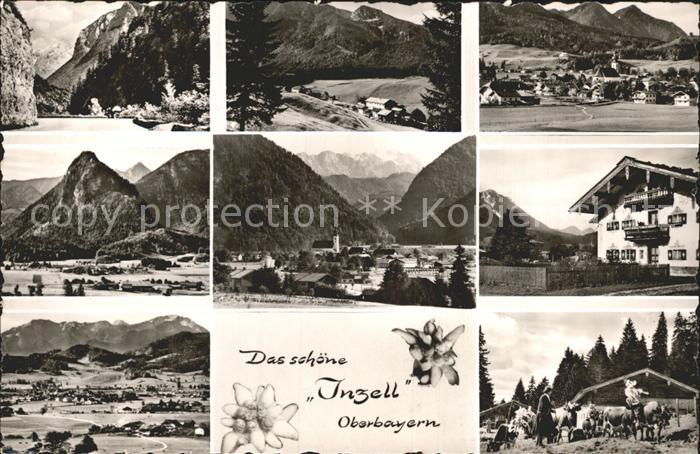 Inzell Traunstein Bayern Panorama Ortsansichten Dorfmotive