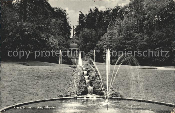 Kleve Amphitheater Springbrunnen