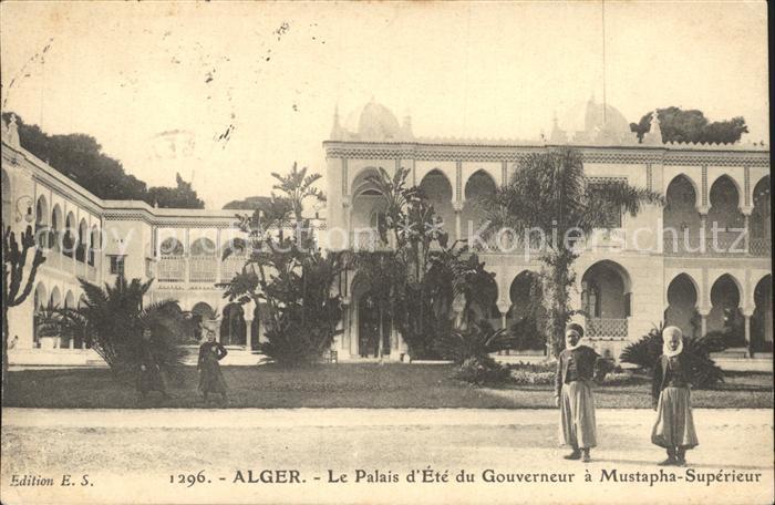 Alger Algerien Le Palais d Ete du Gouverneur a Mustapha Superieur