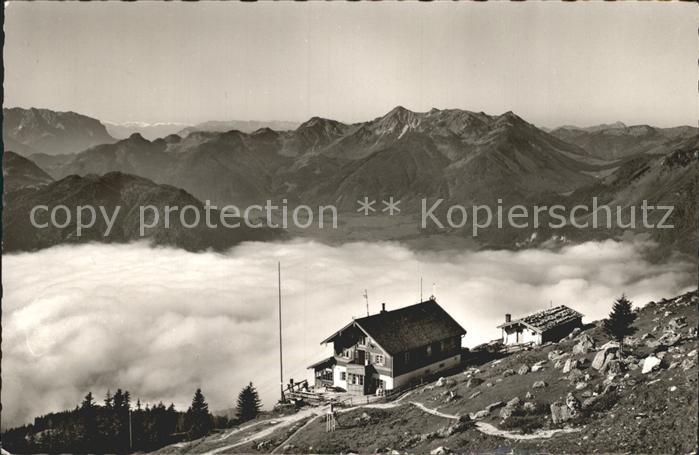 Marquartstein Hochgernhaus mit Geigelsteingruppe