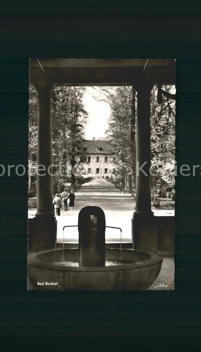 Bad Bocklet Brunnenhaus mit Kurhaus