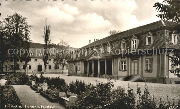 Bad Bocklet Brunnen und Badehaus
