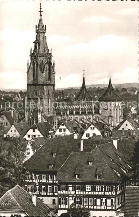 Reutlingen Ortsblick mit Marienkirche