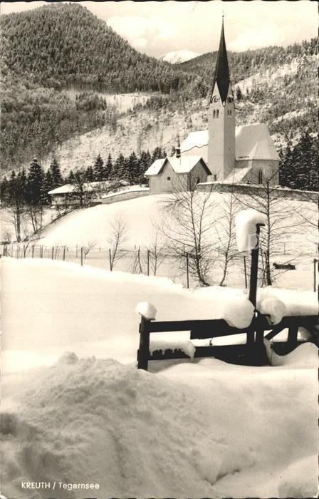 Kreuth Tegernsee Winteridyll Kirche