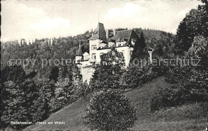 BADENWEILER BW Haus am Wald