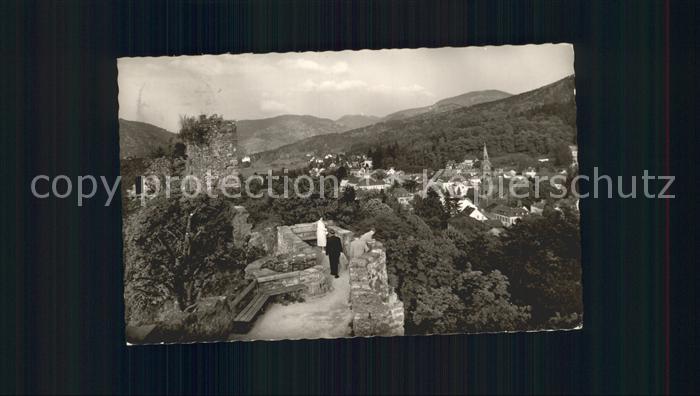 BADENWEILER BW Blick von der Burgruine