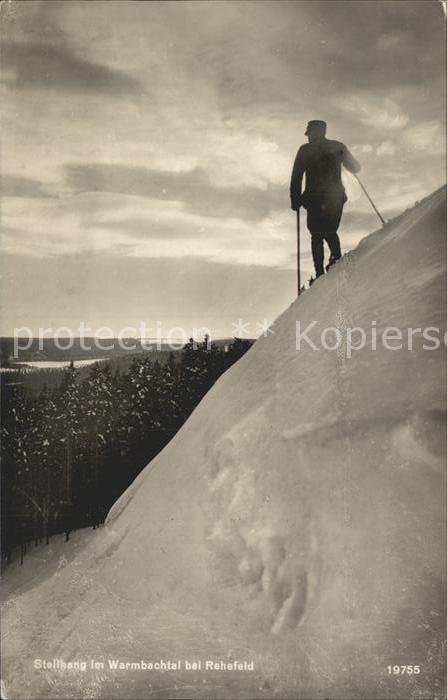 Rehefeld-Zaunhaus Steilhang im Warmbachtal