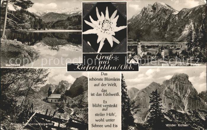 Kiefersfelden Hechtsee Zahmer Kaiser Antoniuskapelle Wilder Kaiser