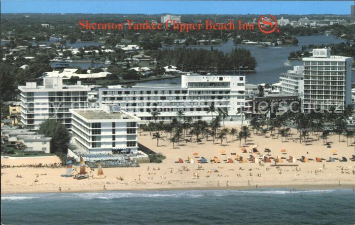 Fort Lauderdale Sheraton Yankee Clipper Beach Inn Fliegeraufnahme