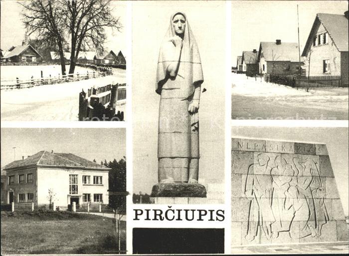 Pirciupis Kolchos Pirciupis Die Mutter Basisrelief Schule Museum