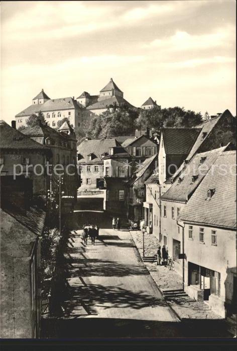 Augustusburg Teilansicht Burgblick
