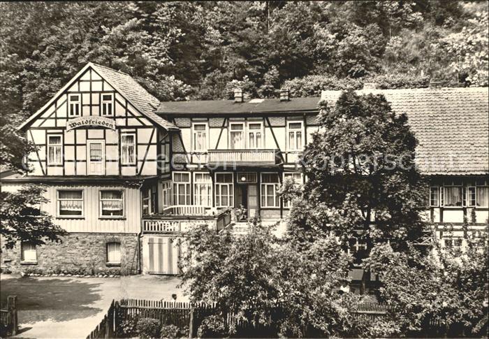 Altenbrak Harz FDGB Erholungsheim Waldfrieden