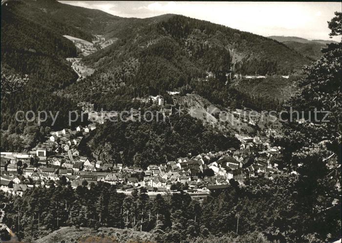 Hornberg Schwarzwald Blick vom Windeckfelsen