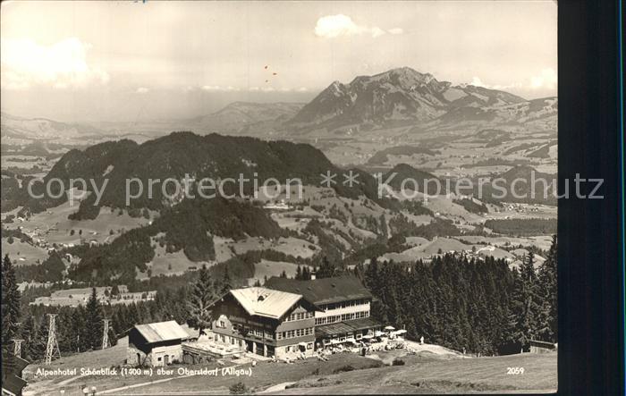 Oberstdorf Alpenhotel Schoenblick Panorama