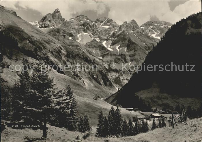 Einoedsbach mit Maedelegabelgruppe