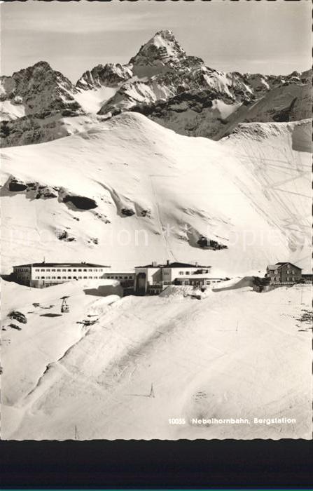 Nebelhornbahn Bergstation Berghotel Hoefatsblick