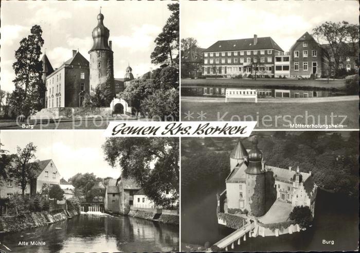 Gemen Burg Muettererholungsheim Alte Muehle Burg
