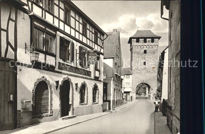 Dausenau Histor Wirtshaus an der Lahn Stadttor
