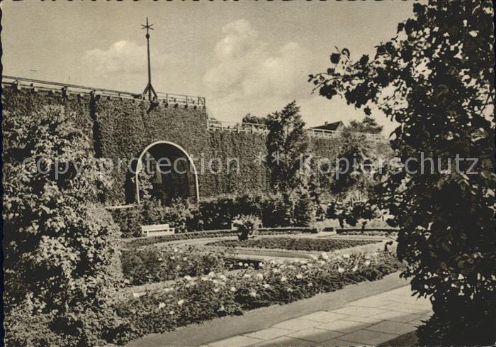 Bad Salzuflen Rosengarten mit Saline