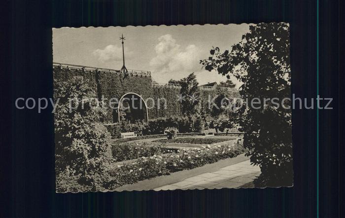 Bad Salzuflen Rosengarten mit Saline